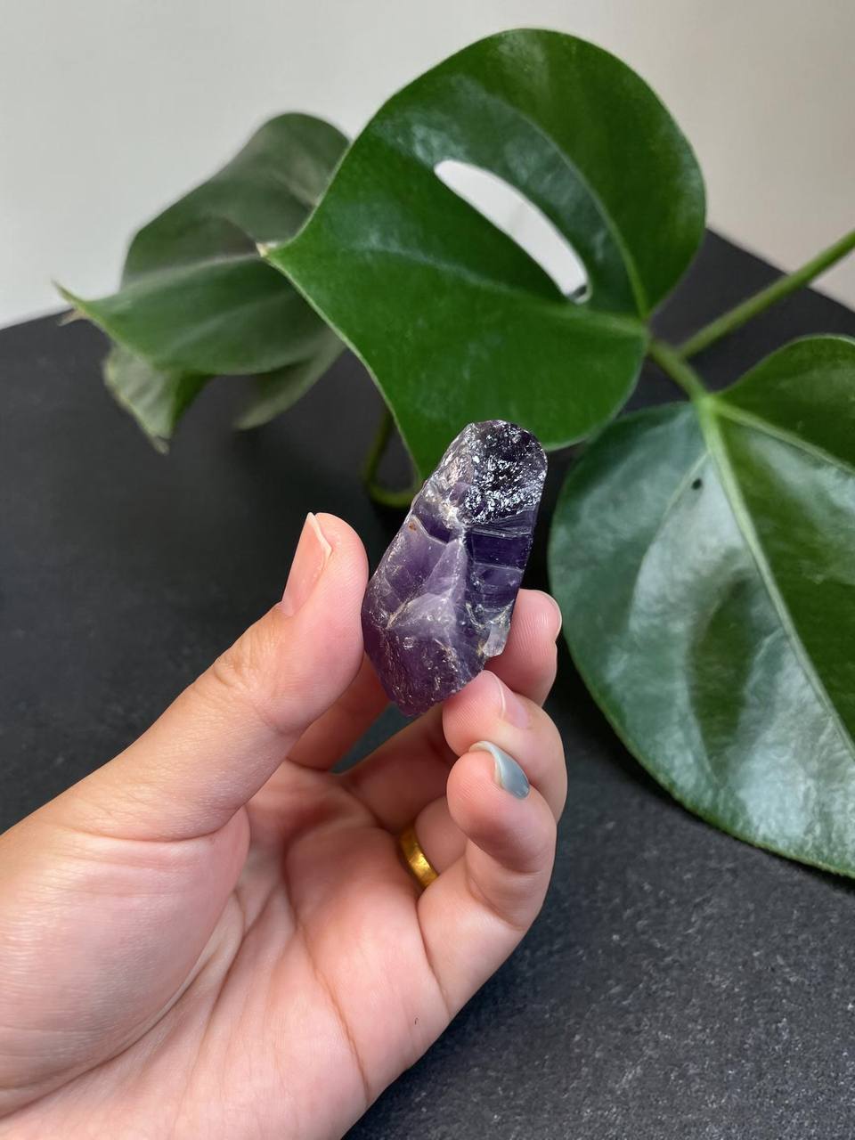 紫水晶原石细节实拍 3