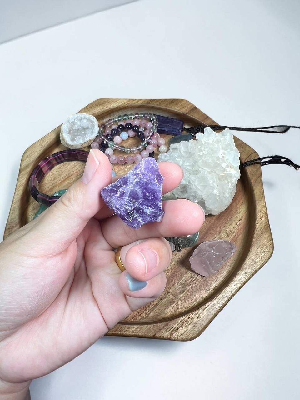 紫水晶原石细节实拍 9